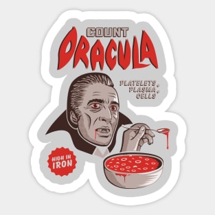 Count Dracula Cereal | Count Chocula Inspired Sticker